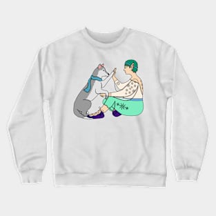 Gay MLM LGBTQ+ Pride Elf Crewneck Sweatshirt